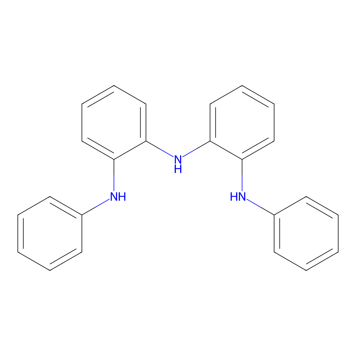 Bis(2-phenylaminophenyl)amine molecular structure, CAS 2740466-07-1