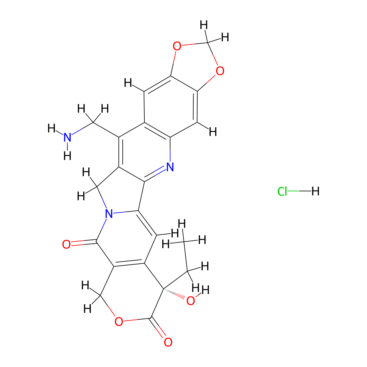 7-MAD-MDCPT hydrochloride molecular structure, CAS 2740593-09-1
