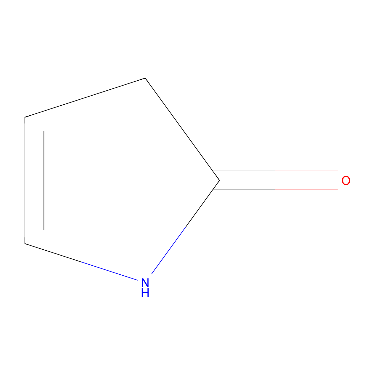 1H-Pyrrol-2(3H)-one molecular structure, CAS 27406-82-2