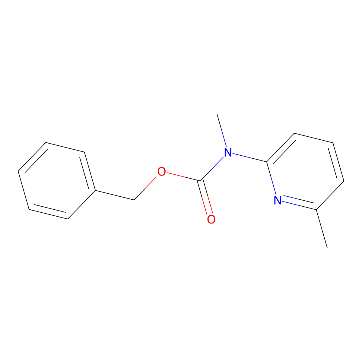 Benzyl (6-methylpyridin-2-yl)methylcarbamate molecular structure, CAS 2740657-52-5