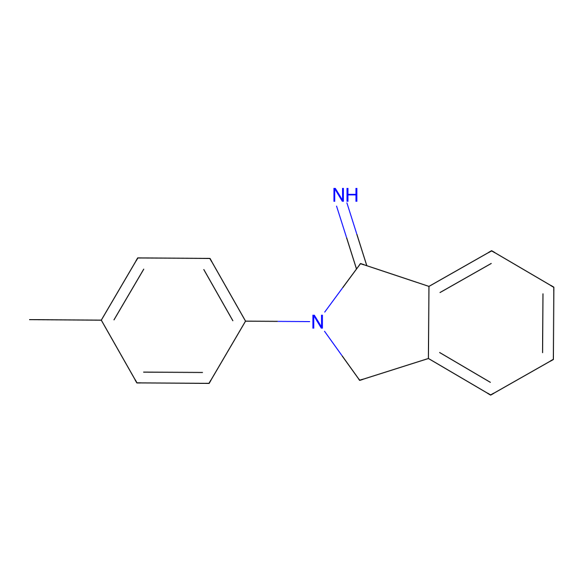 2-(4-methylphenyl)-3H-isoindol-1-imine molecular structure, CAS 27408-85-1
