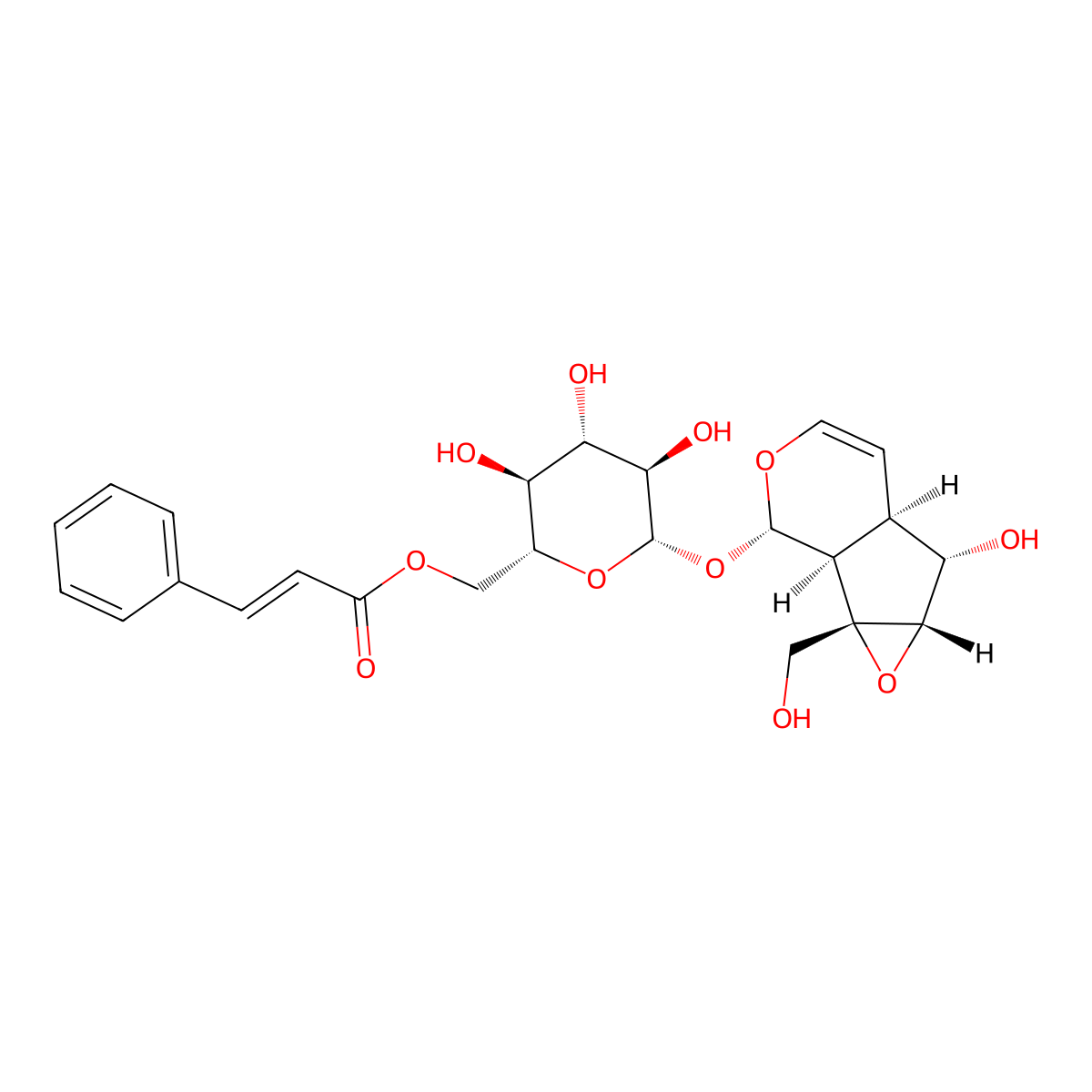 Picroside I molecular structure, CAS 27409-30-9