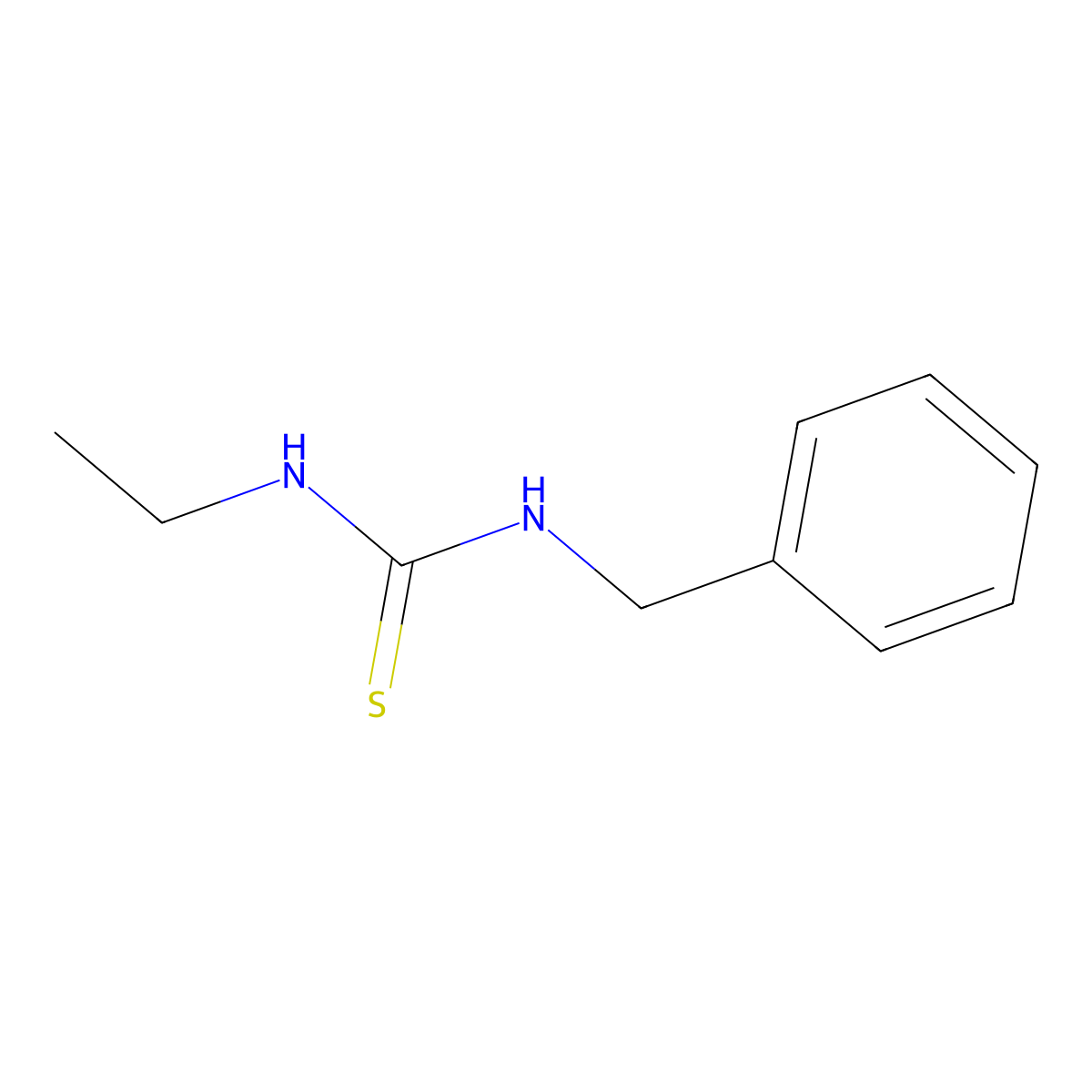 1-Benzyl-3-ethylthiourea molecular structure, CAS 2741-08-4