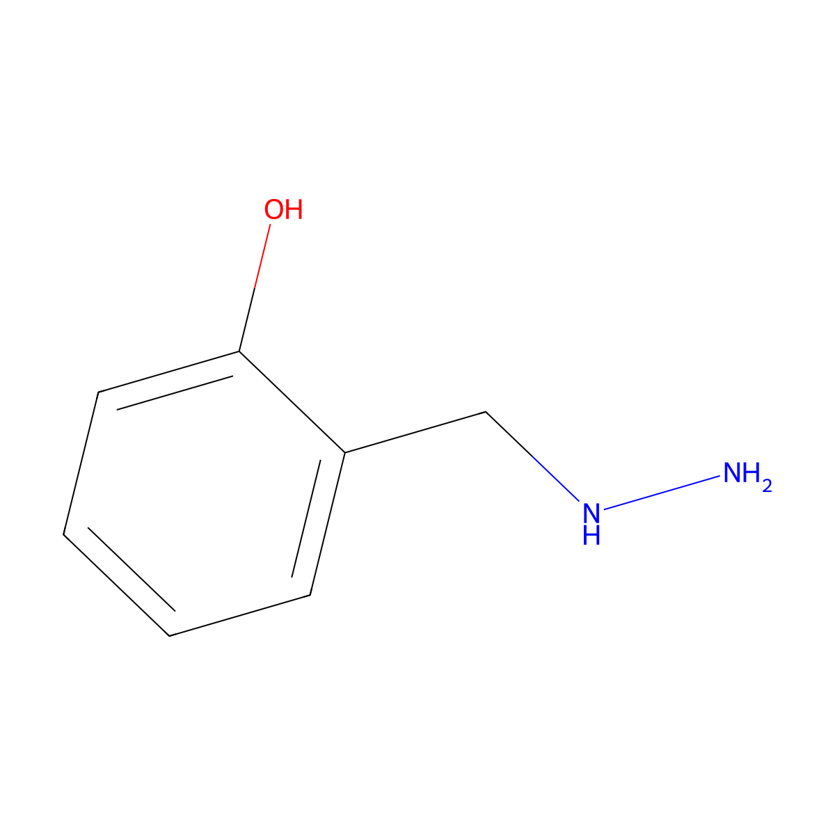 Phenol, 2-(hydrazinomethyl)- molecular structure, CAS 27412-77-7