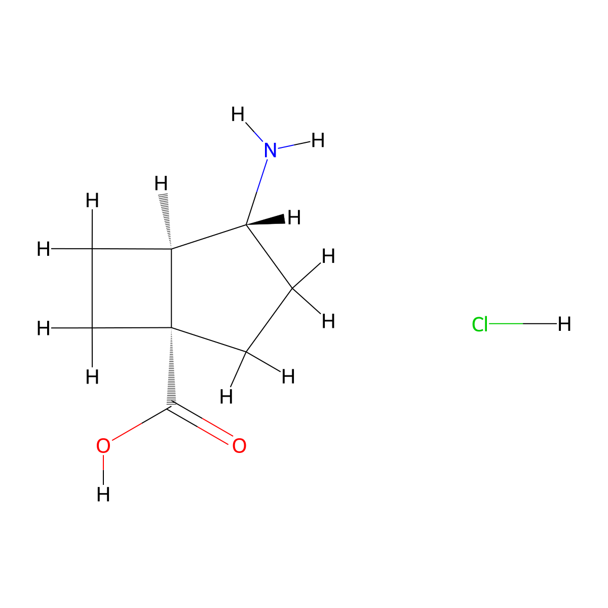 rac-(1R,4S,5S)-4-aminobicyclo[3.2.0]heptane-1-carboxylicacidhydrochloride molecular structure, CAS 2741312-71-8