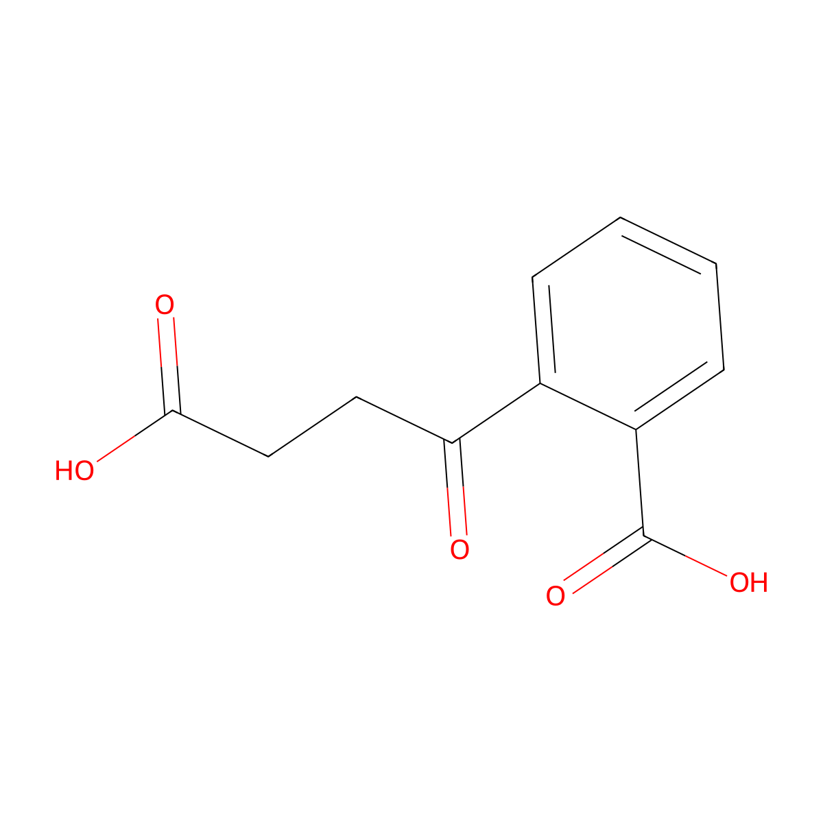 2-Carboxy-gamma-oxobenzenebutanoic acid molecular structure, CAS 27415-09-4