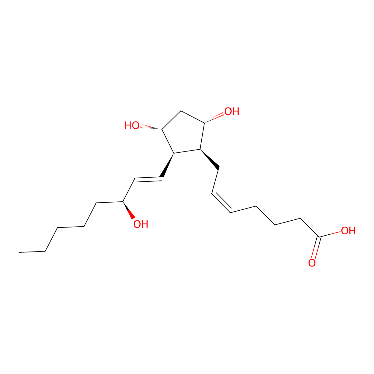 8-Epi-prostaglandin F2alpha molecular structure, CAS 27415-26-5