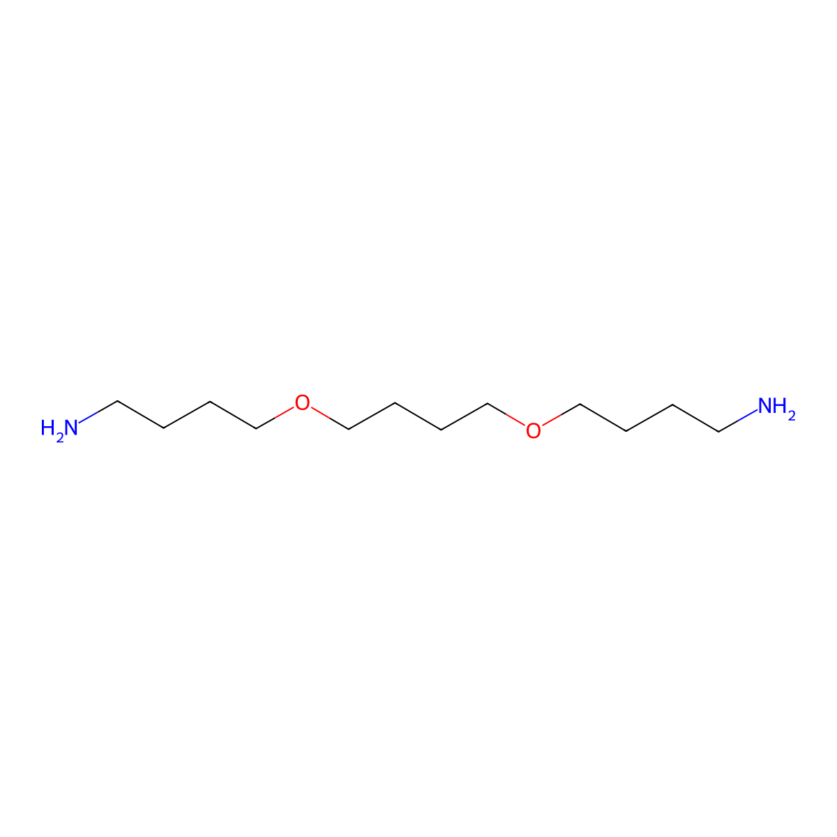 Poly(oxy-1,4-butanediyl), alpha-(4-aminobutyl)-omega-(4-aminobutoxy)- molecular structure, CAS 27417-83-0