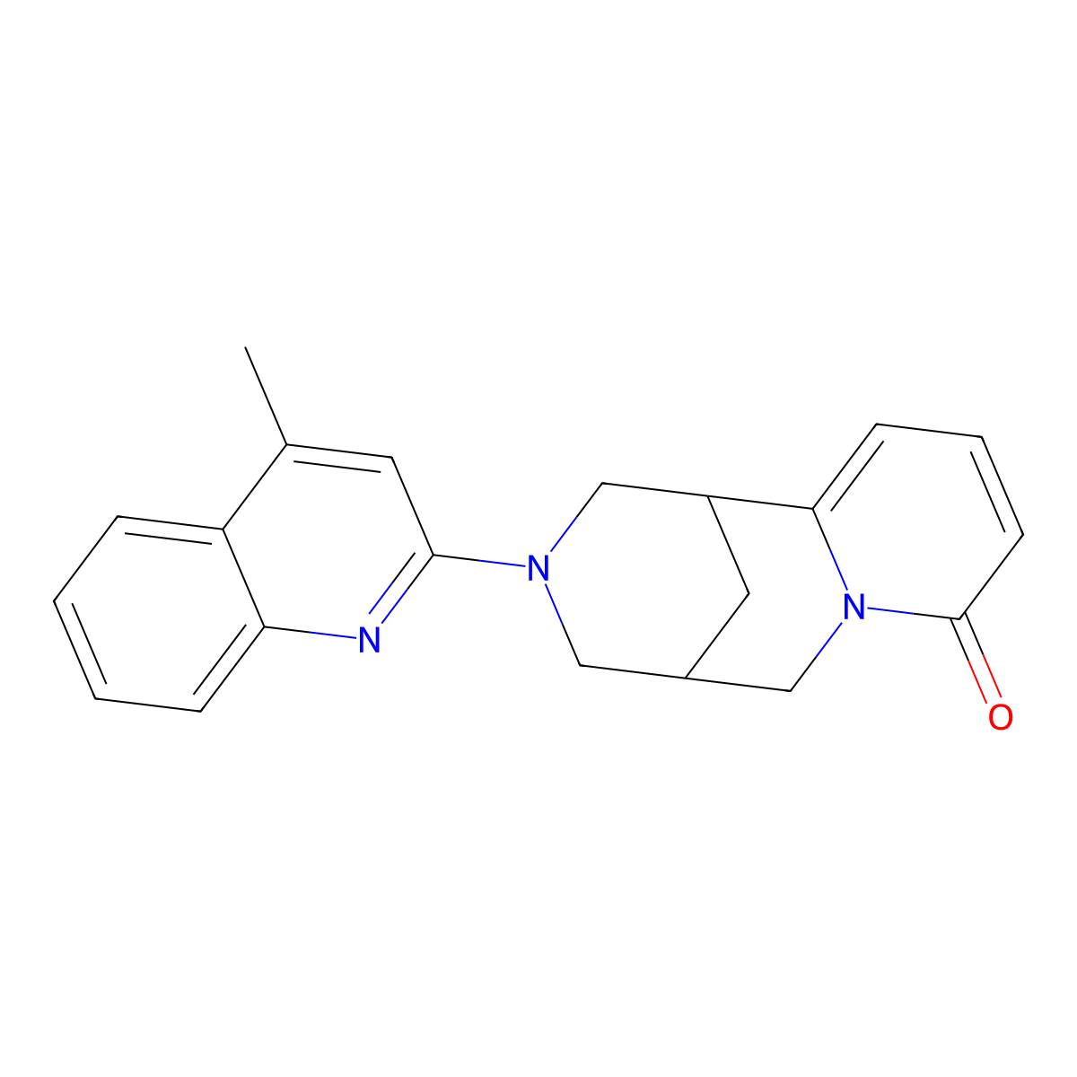 11-(4-Methylquinolin-2-yl)-7,11-diazatricyclo[7.3.1.02,7]trideca-2,4-dien-6-one molecular structure, CAS 2741908-27-8