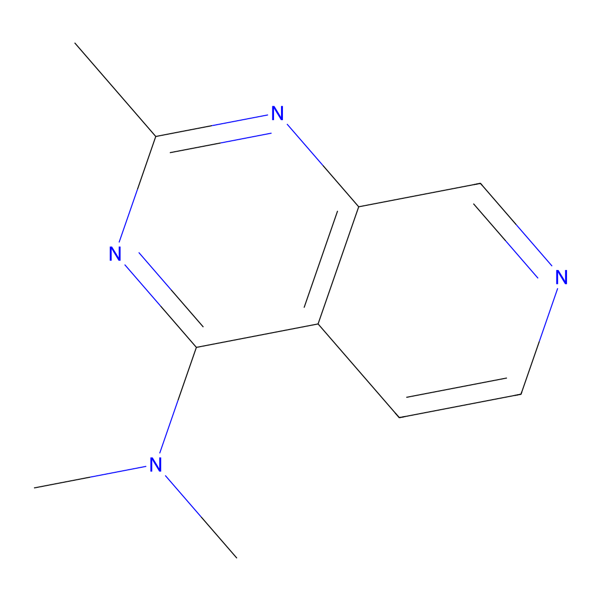N,N,2-trimethylpyrido[3,4-d]pyrimidin-4-amine molecular structure, CAS 2741926-51-0