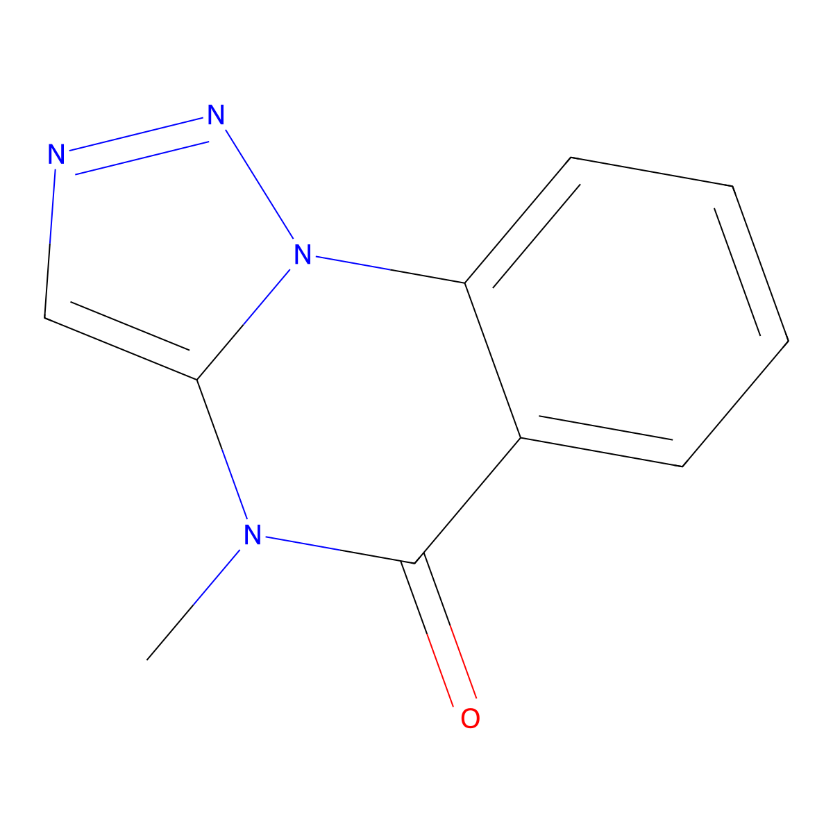 4-methyl-4H,5H-[1,2,3]triazolo[1,5-a]quinazolin-5-one molecular structure, CAS 2741930-44-7