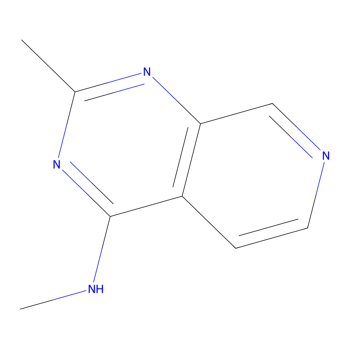 N,2-dimethylpyrido[3,4-d]pyrimidin-4-amine molecular structure, CAS 2741954-10-7