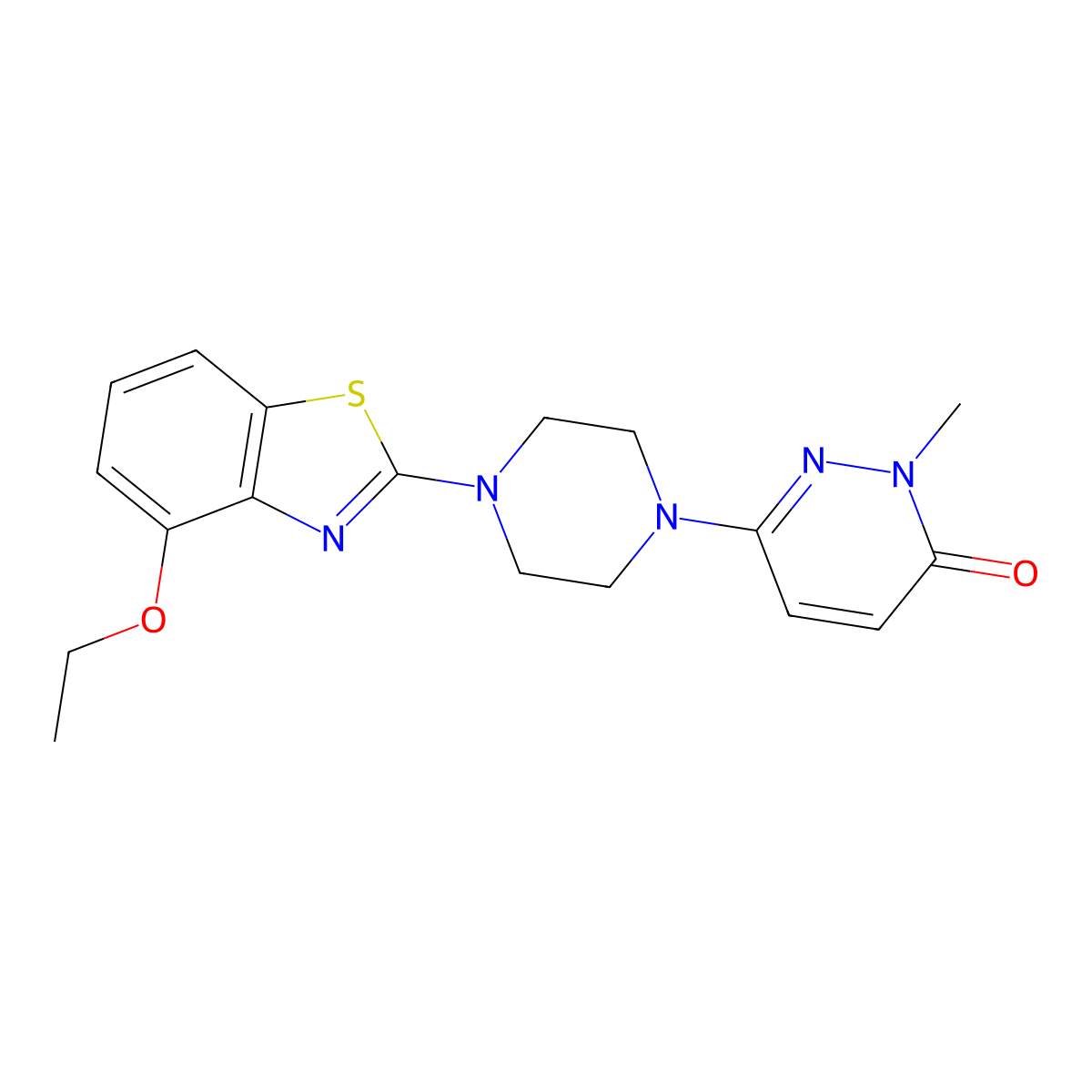 6-[4-(4-Ethoxy-1,3-benzothiazol-2-yl)piperazin-1-yl]-2-methyl-2,3-dihydropyridazin-3-one molecular structure, CAS 2742031-02-1