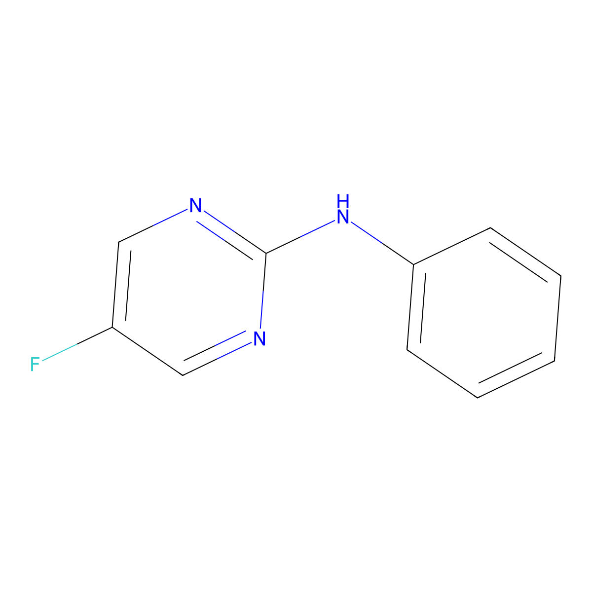 5-fluoro-N-phenylpyrimidin-2-amine molecular structure, CAS 2742031-17-8