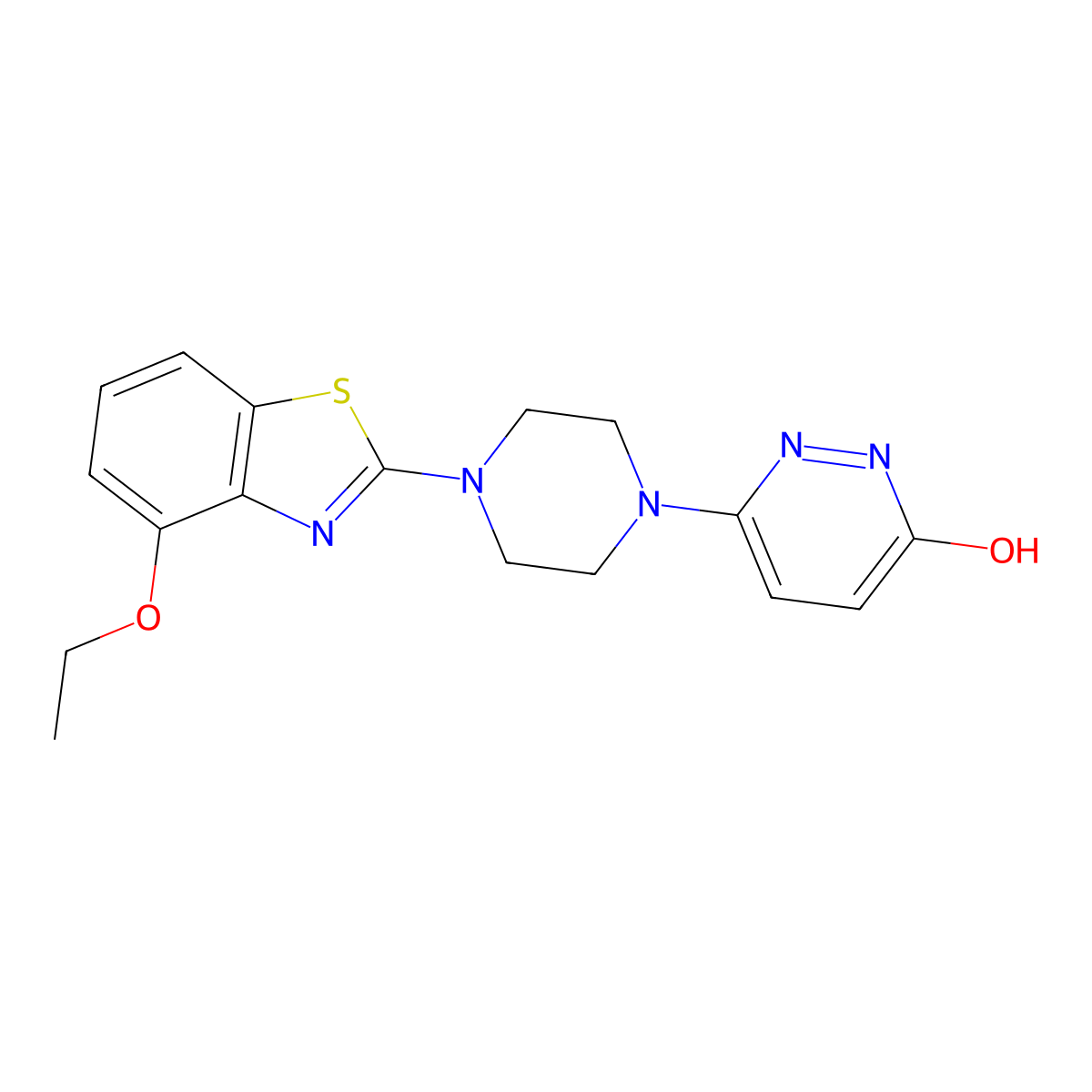 6-[4-(4-Ethoxy-1,3-benzothiazol-2-yl)piperazin-1-yl]pyridazin-3-ol molecular structure, CAS 2742039-15-0
