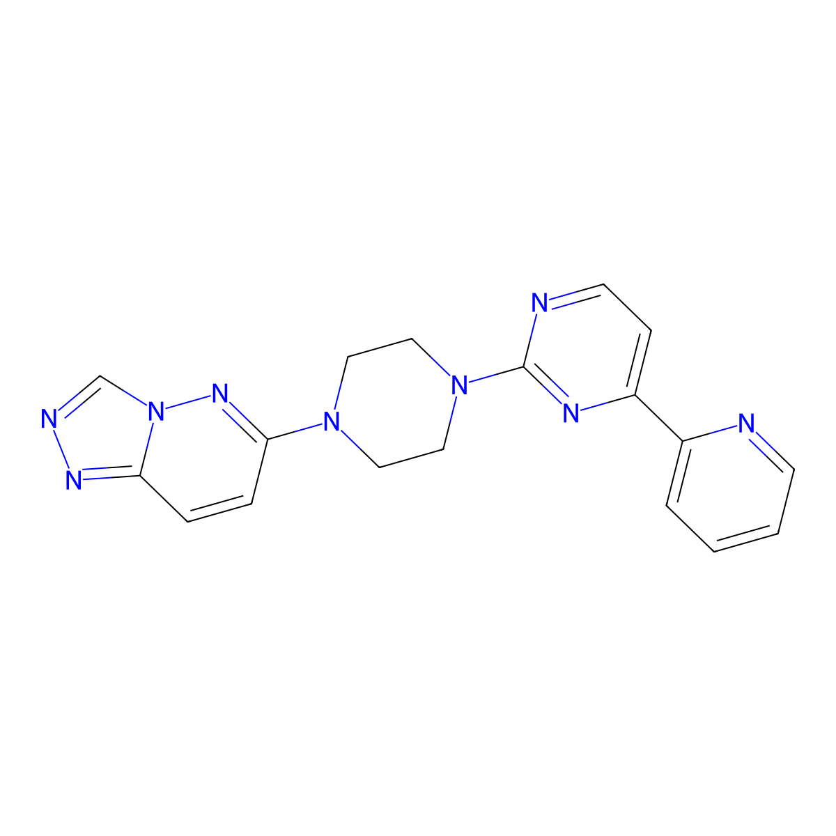 4-(Pyridin-2-yl)-2-(4-{[1,2,4]triazolo[4,3-b]pyridazin-6-yl}piperazin-1-yl)pyrimidine molecular structure, CAS 2742040-31-7