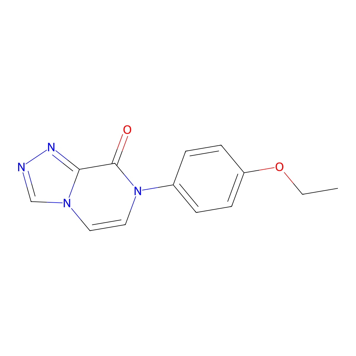 7-(4-ethoxyphenyl)-7H,8H-[1,2,4]triazolo[4,3-a]pyrazin-8-one molecular structure, CAS 2742044-18-2