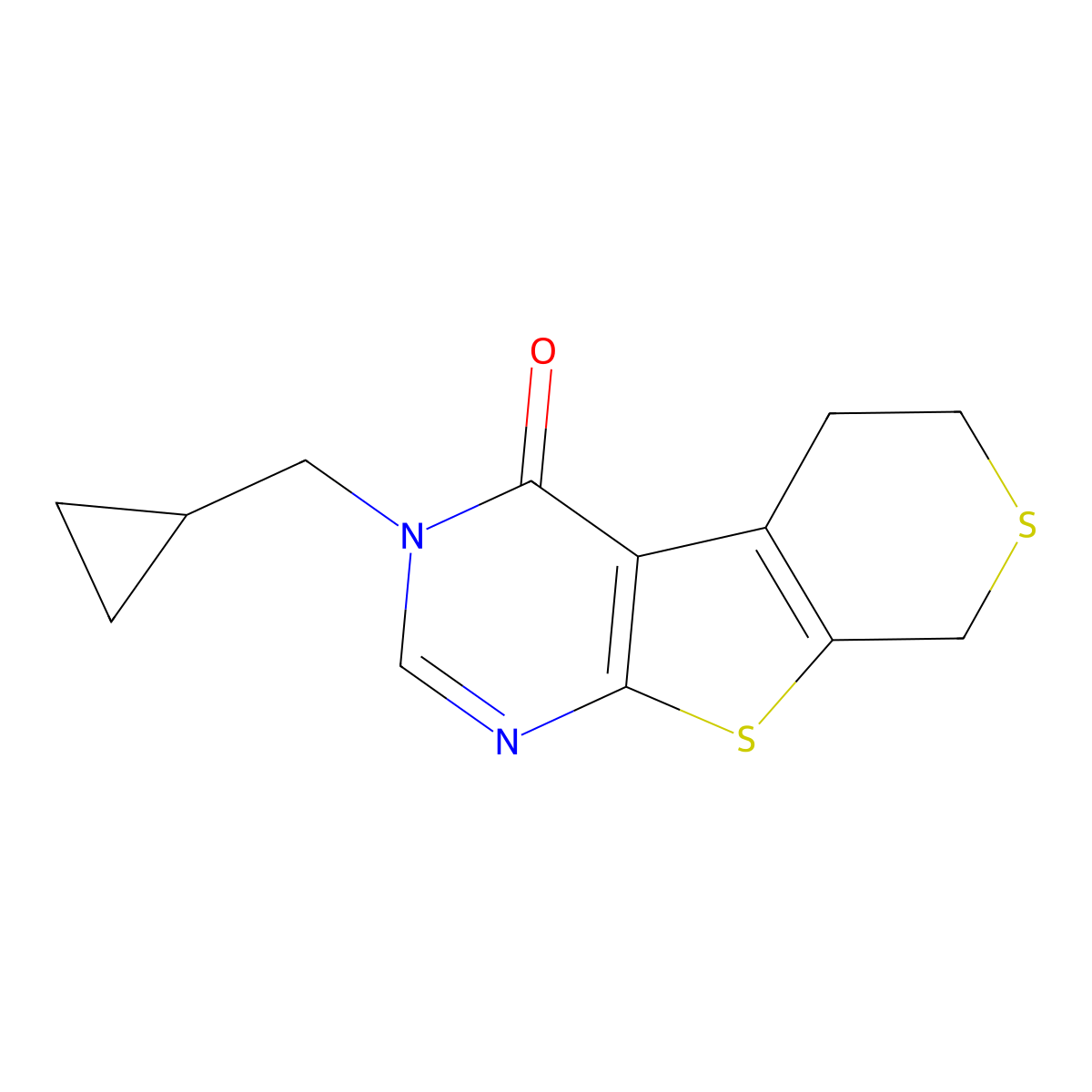 4-(Cyclopropylmethyl)-8,11-dithia-4,6-diazatricyclo[7.4.0.0^{2,7}]trideca-1(9),2(7),5-trien-3-one molecular structure, CAS 2742045-56-1