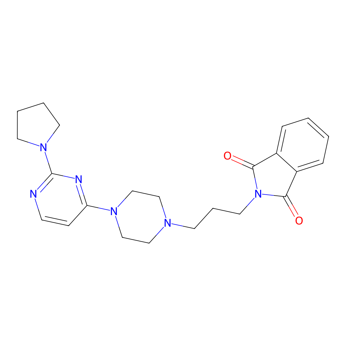 2-(3-{4-[2-(pyrrolidin-1-yl)pyrimidin-4-yl]piperazin-1-yl}propyl)-2,3-dihydro-1H-isoindole-1,3-dione molecular structure, CAS 2742058-25-7