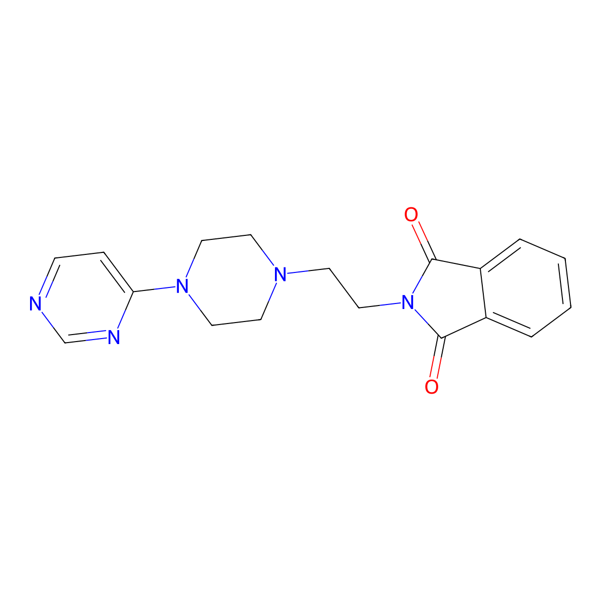 2-{2-[4-(pyrimidin-4-yl)piperazin-1-yl]ethyl}-2,3-dihydro-1H-isoindole-1,3-dione molecular structure, CAS 2742069-41-4