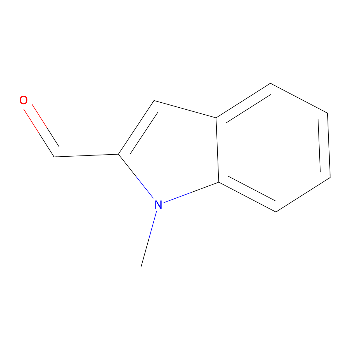 1-Methylindole-2-carboxaldehyde molecular structure, CAS 27421-51-8