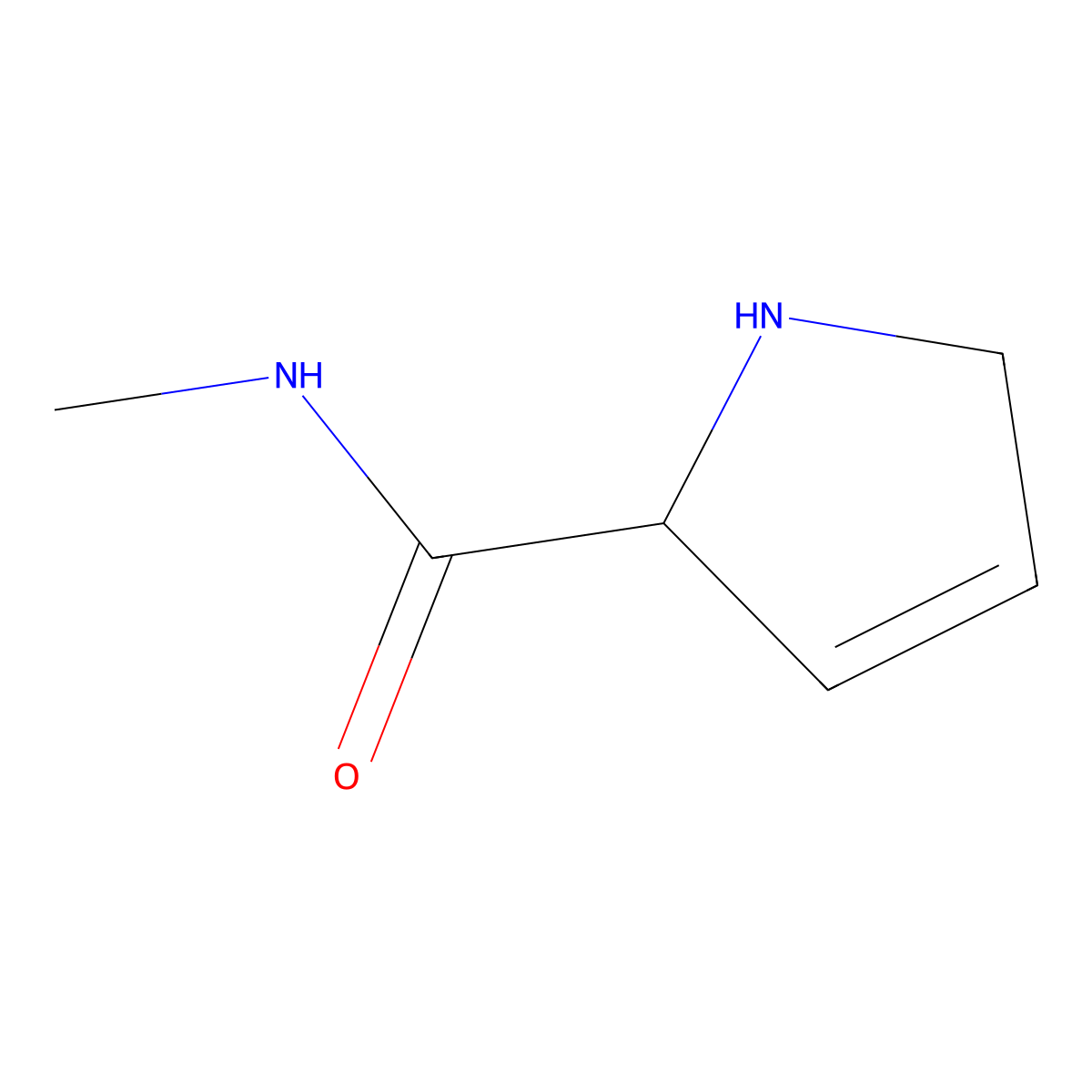 N-methyl-2,5-dihydro-1H-pyrrole-2-carboxamide molecular structure, CAS 2742652-44-2