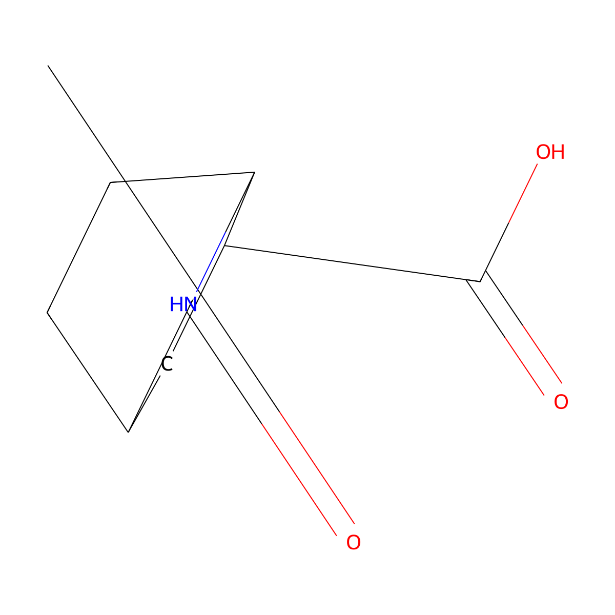 3-Oxo-2-azabicyclo[2.2.2]octane-6-carboxylic acid molecular structure, CAS 2742652-69-1