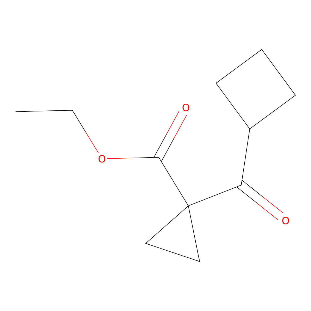 Ethyl1-cyclobutanecarbonylcyclopropane-1-carboxylate molecular structure, CAS 2742653-67-2