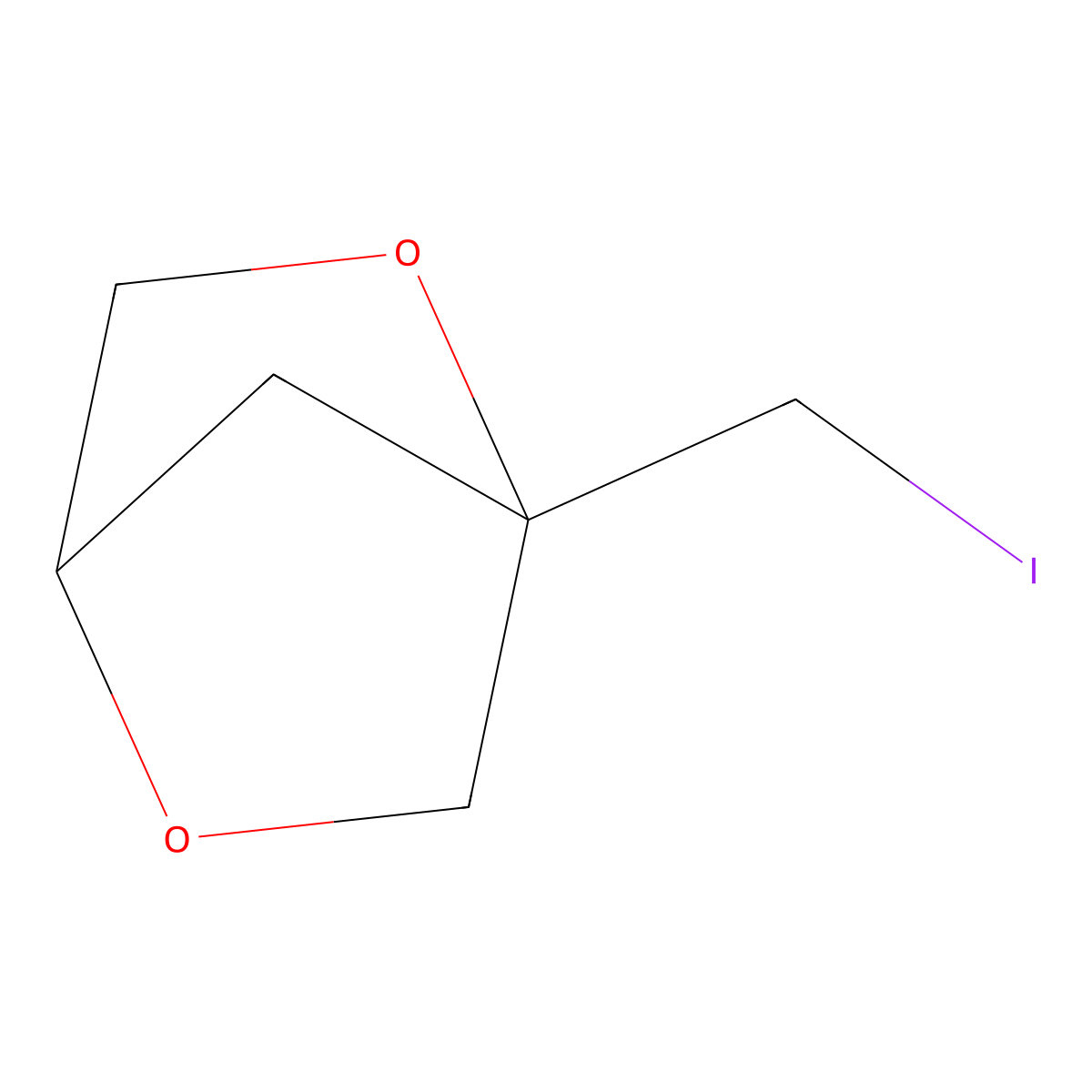 1-(Iodomethyl)-2,5-dioxabicyclo[2.2.1]heptane molecular structure, CAS 2742656-77-3