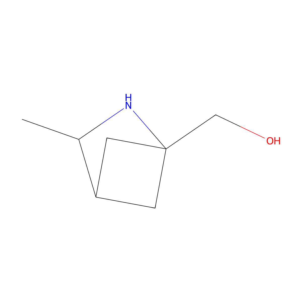 {3-Methyl-2-azabicyclo[2.1.1]hexan-1-yl}methanol molecular structure, CAS 2742659-51-2
