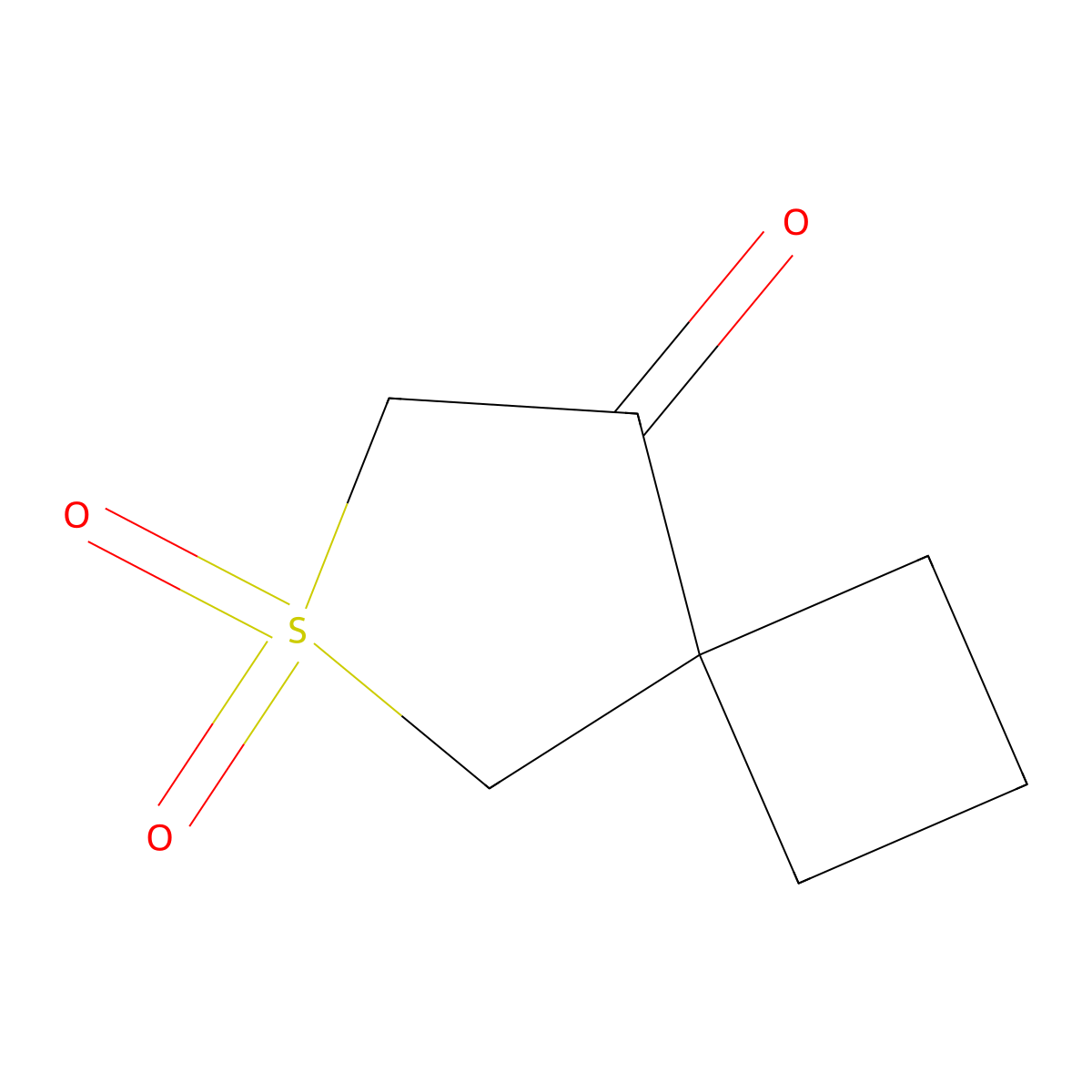 6lambda6-Thiaspiro[3.4]octane-6,6,8-trione molecular structure, CAS 2742660-07-5