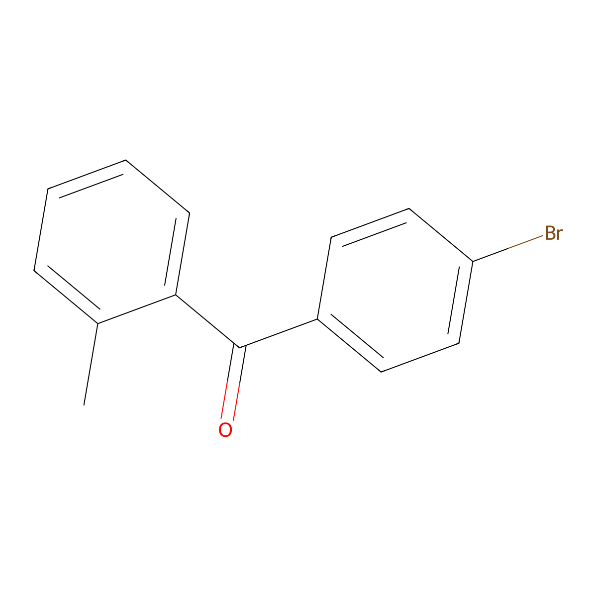 4-Bromo-2'-methylbenzophenone molecular structure, CAS 27428-59-7