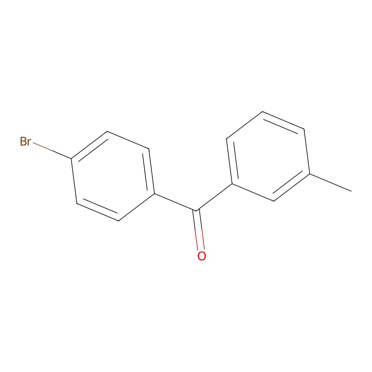 4-Bromo-3'-methylbenzophenone molecular structure, CAS 27428-61-1