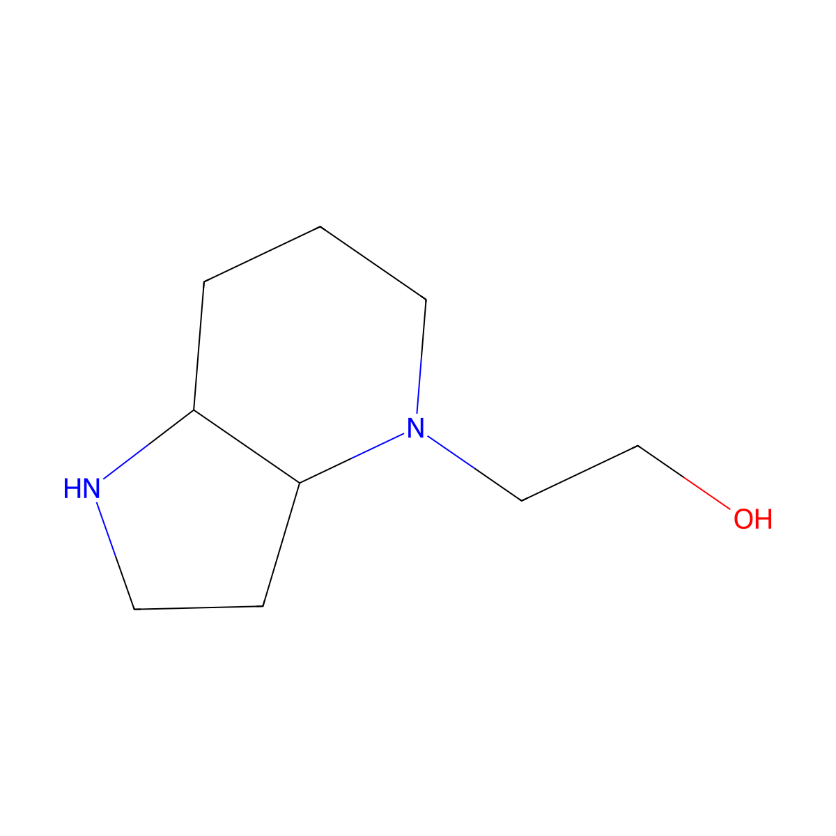 rac-2-[(3aR,7aR)-octahydro-1H-pyrrolo[3,2-b]pyridin-4-yl]ethan-1-ol molecular structure, CAS 2742885-41-0