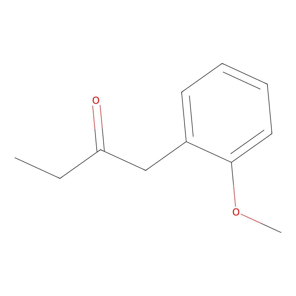 1-(2-Methoxyphenyl)butan-2-one molecular structure, CAS 27432-39-9