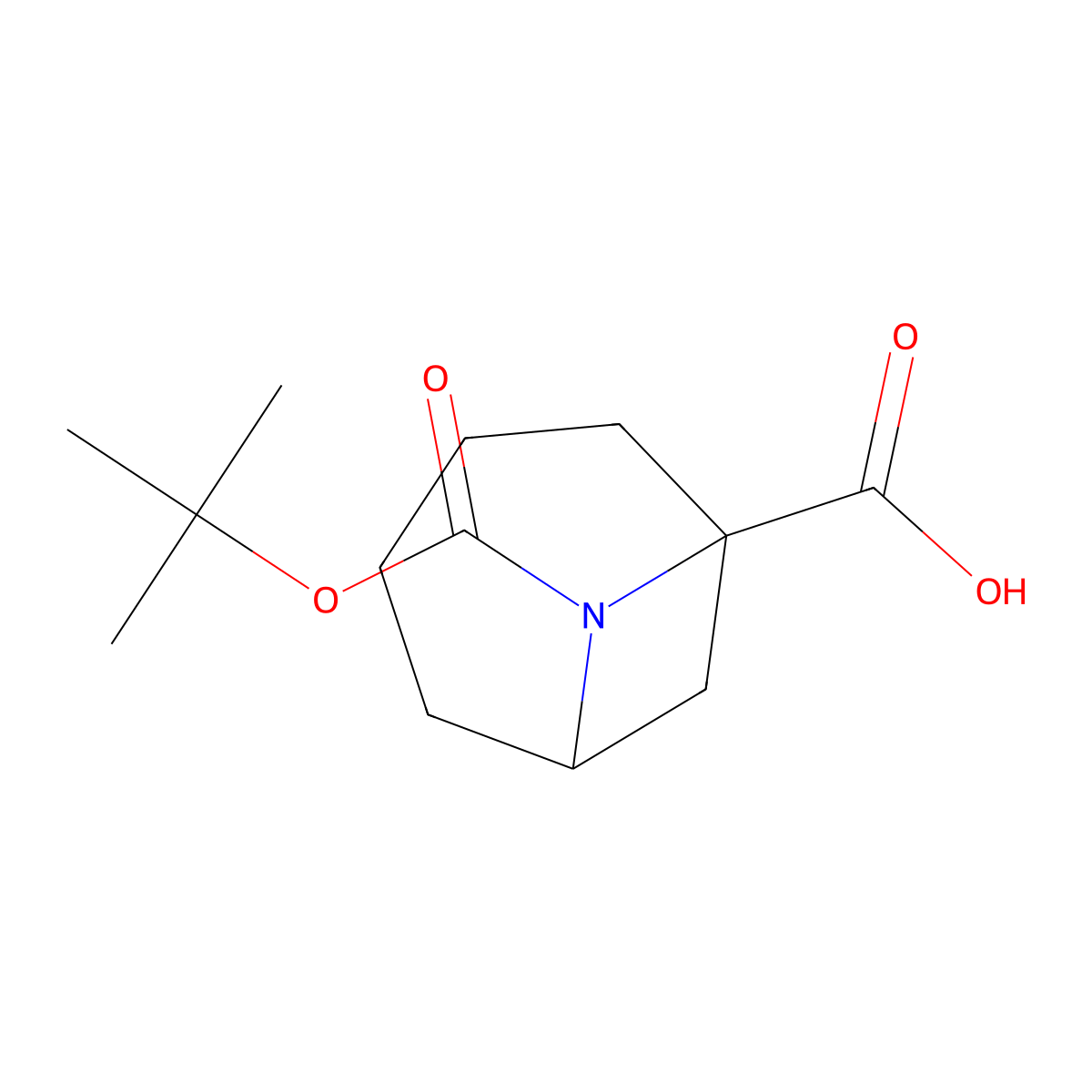 7-[(Tert-butoxy)carbonyl]-7-azabicyclo[4.1.1]octane-1-carboxylic acid molecular structure, CAS 2743438-66-4
