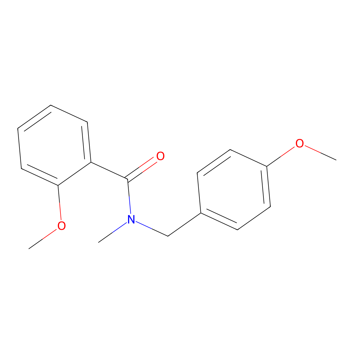 2-methoxy-N-(4-methoxybenzyl)-N-methylbenzamide molecular structure, CAS 27448-89-1