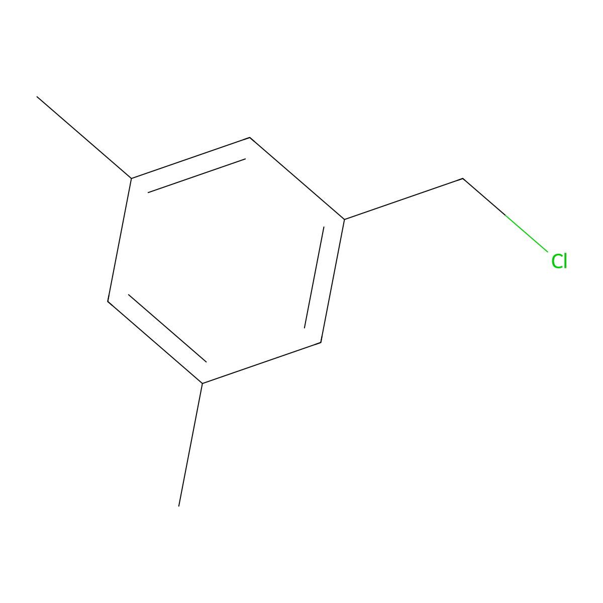 3,5-Dimethylbenzyl chloride molecular structure, CAS 2745-54-2