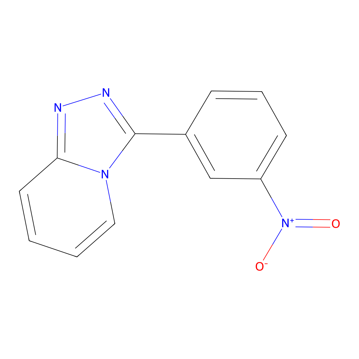 3-(3-Nitrophenyl)[1,2,4]triazolo[4,3-a]pyridine molecular structure, CAS 2746-38-5