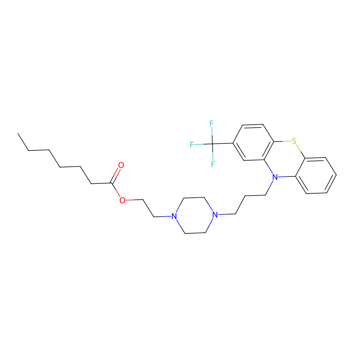 Fluphenazine Enanthate molecular structure, CAS 2746-81-8