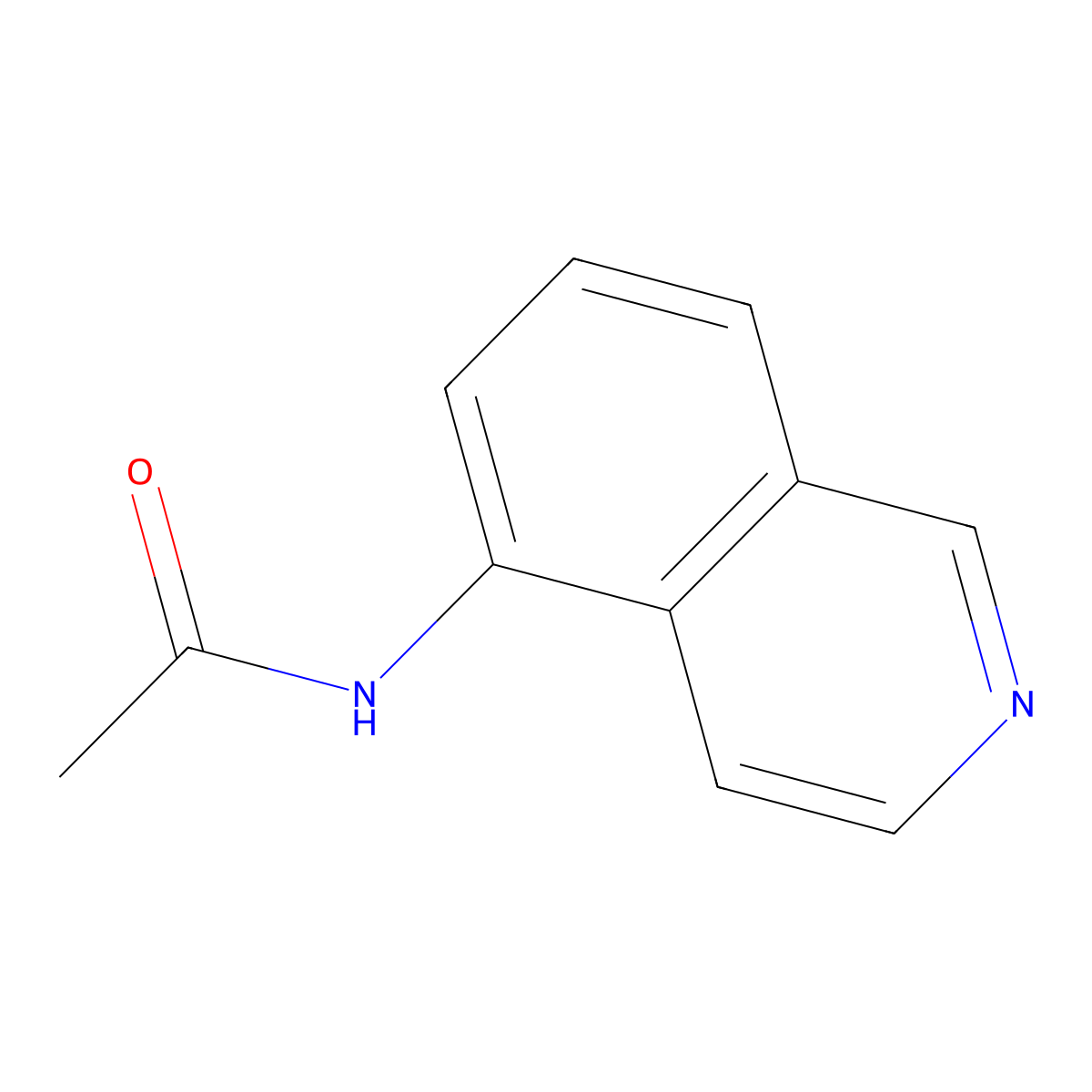 5-Acetamidoisoquinoline molecular structure, CAS 27461-33-2