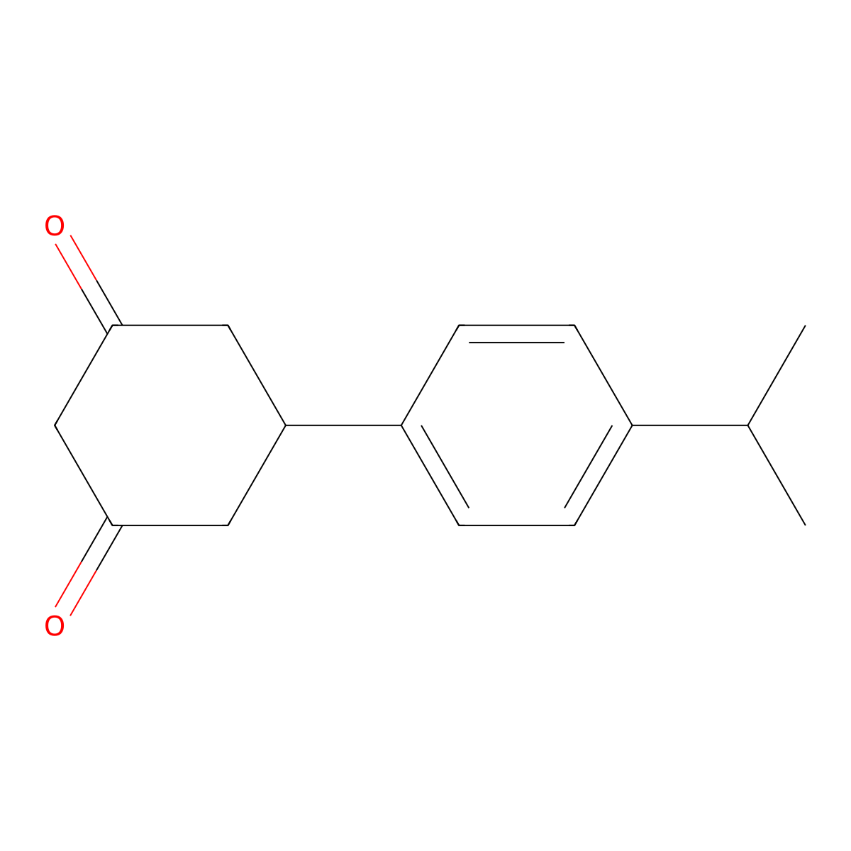 5-(4-Isopropylphenyl)cyclohexane-1,3-dione molecular structure, CAS 27463-47-4