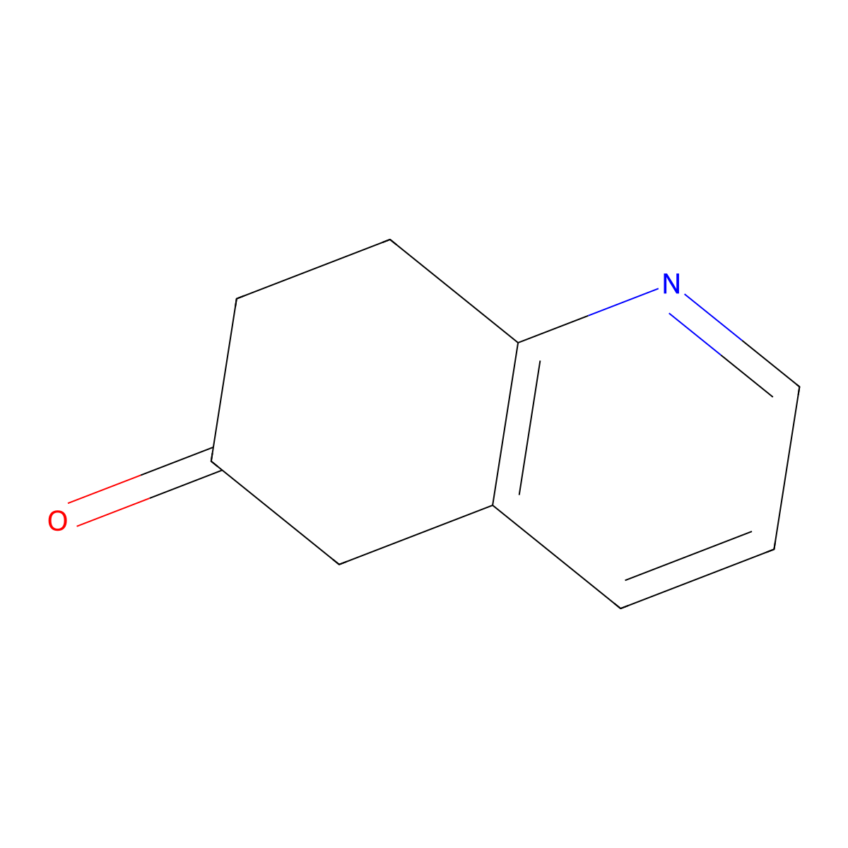 5,6,7,8-Tetrahydroquinolin-6-one molecular structure, CAS 27463-91-8