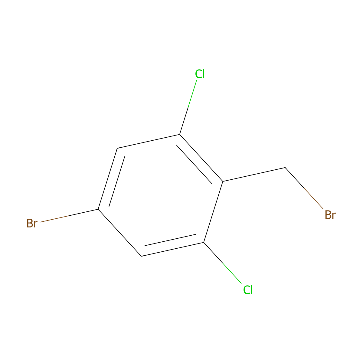 5-Bromo-2-(bromomethyl)-1,3-dichlorobenzene molecular structure, CAS 274671-76-0