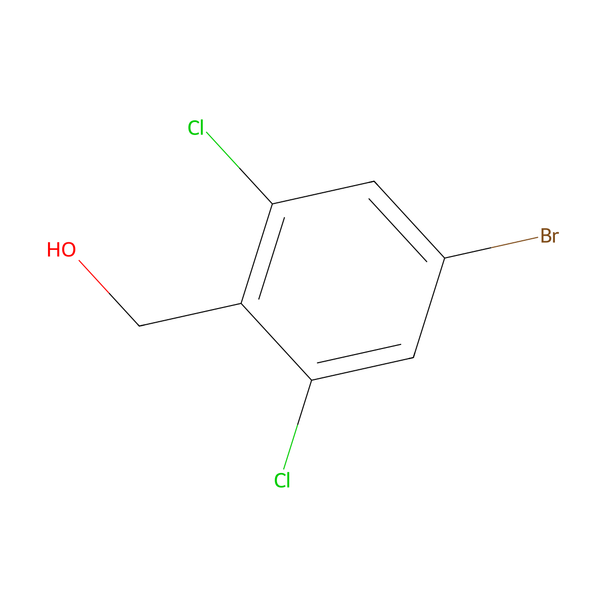 (4-Bromo-2,6-dichlorophenyl)methanol molecular structure, CAS 274671-77-1