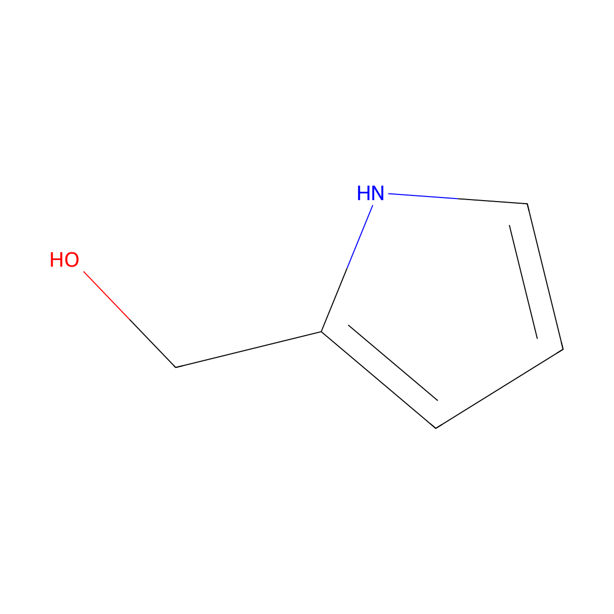 (1H-pyrrol-2-yl)methanol molecular structure, CAS 27472-36-2