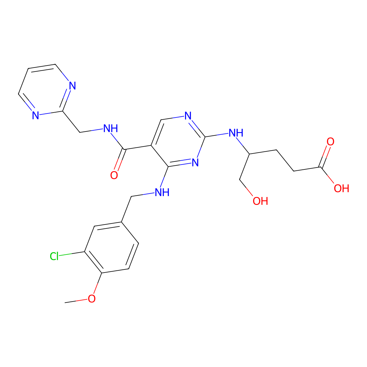 Avanafil Metabolite M16 molecular structure, CAS 2748151-94-0