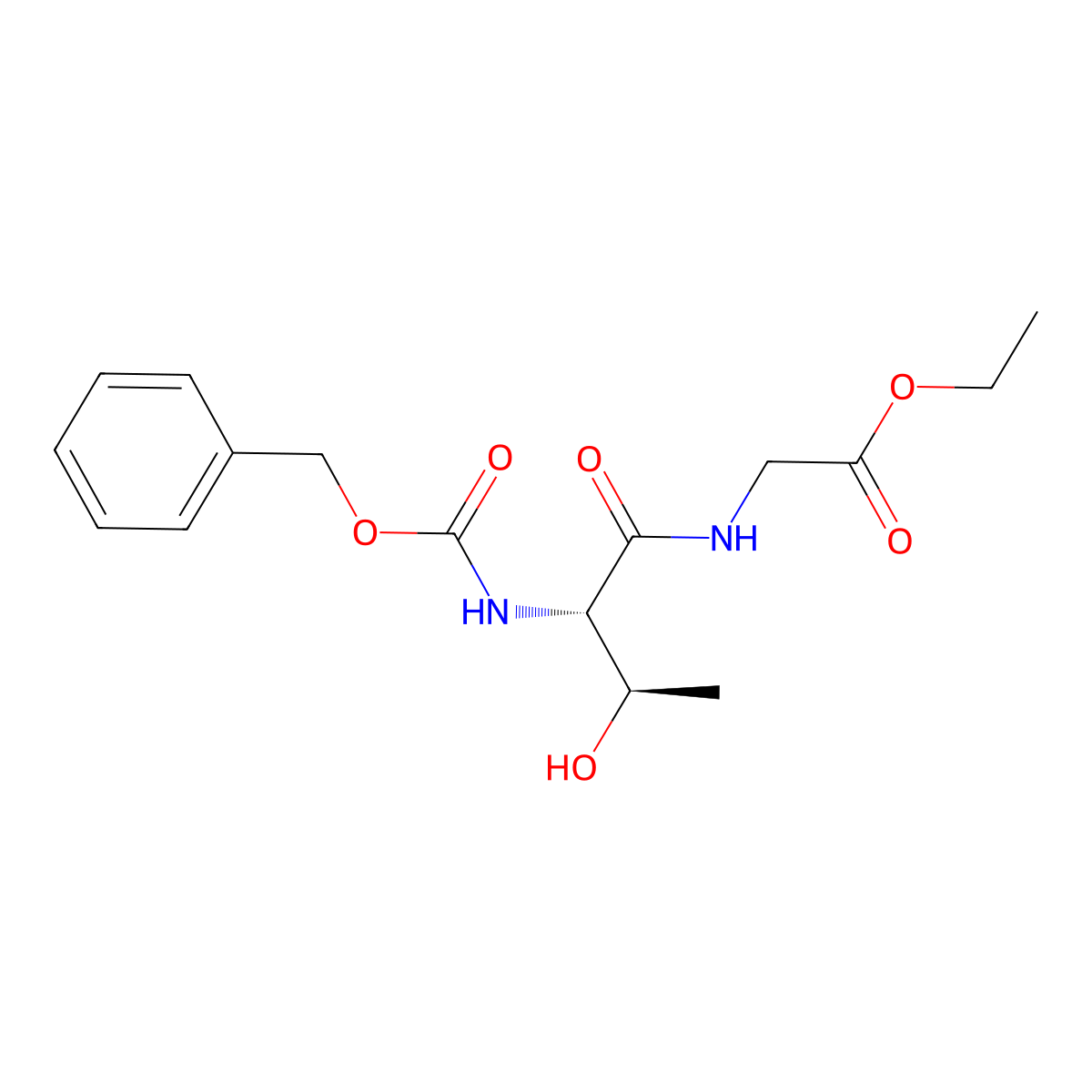 Z-Thr-gly-oet molecular structure, CAS 27482-74-2