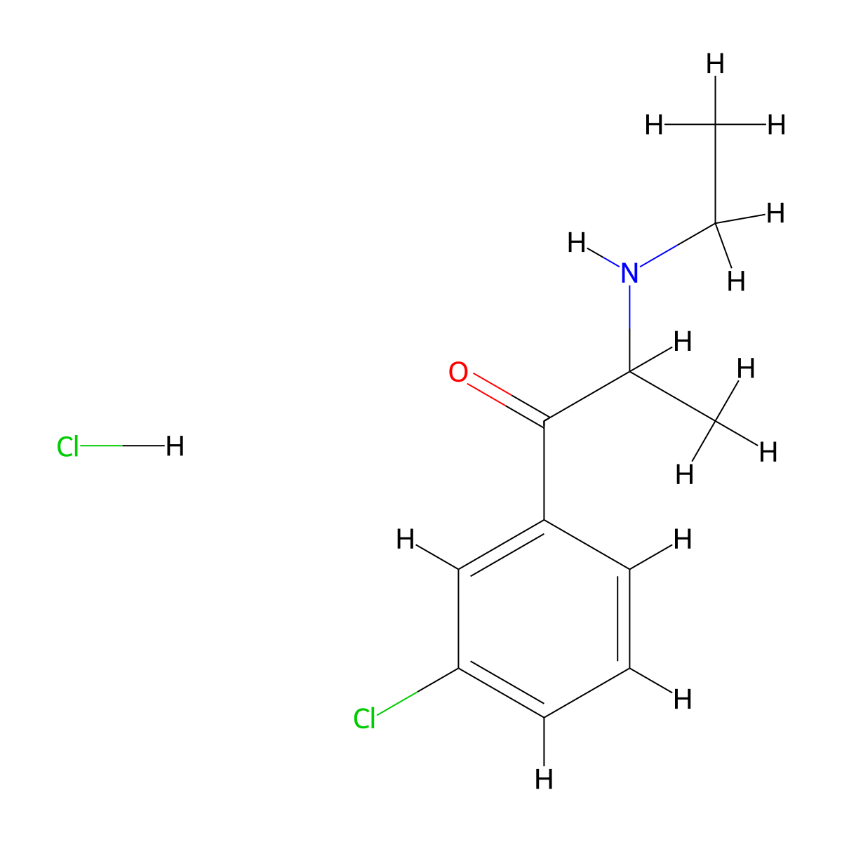 3-Chloroethcathinone (hydrochloride) molecular structure, CAS 2748225-41-2