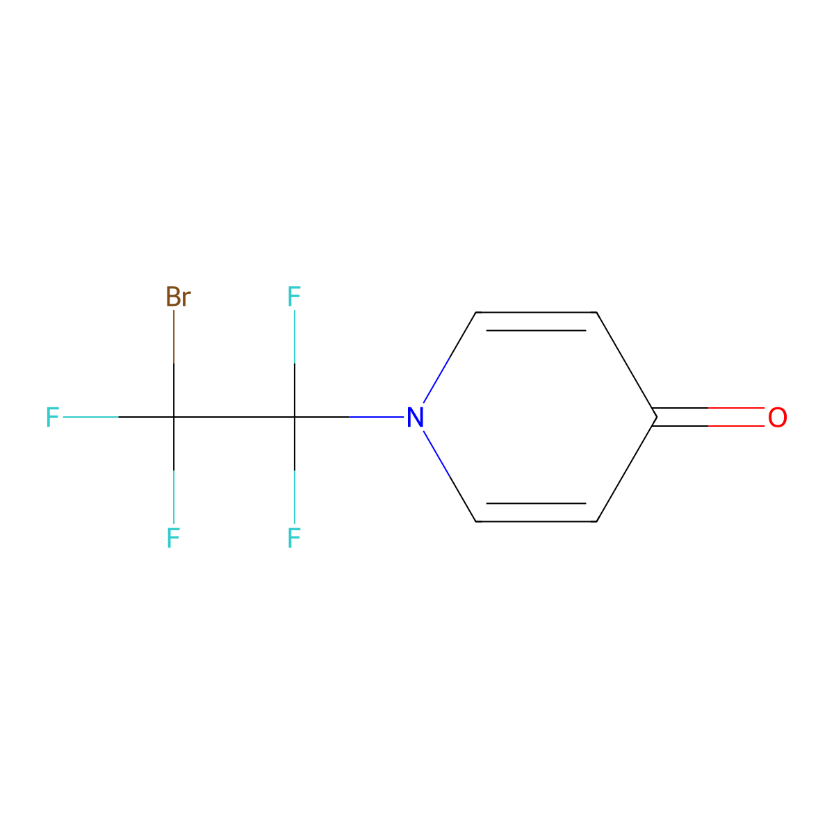 4-Pyridone-N-tetrafluorobromoethane molecular structure, CAS 2748235-11-0